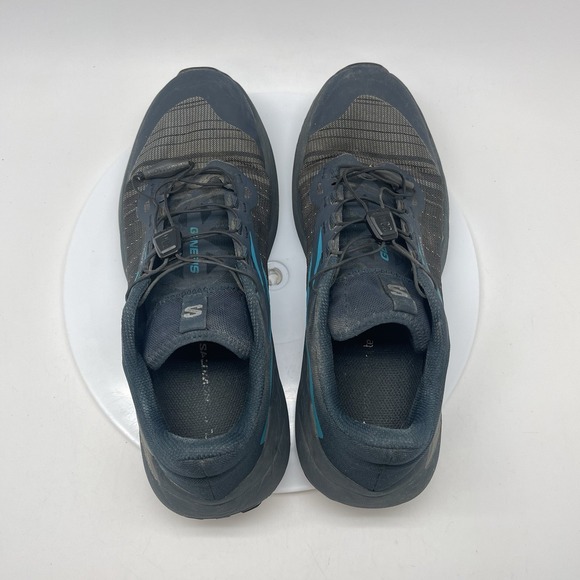 Salomon Sneakers Mens 8.5 Genesis 474430 Blue Athletic Hiking Running Shoes - Picture 5 of 11